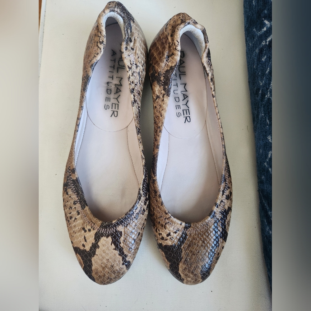 Paul Mayer Python Flats 8.5 - image 1